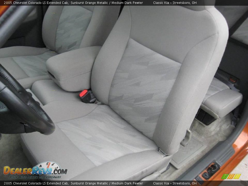2005 Chevrolet Colorado LS Extended Cab Sunburst Orange Metallic / Medium Dark Pewter Photo #20