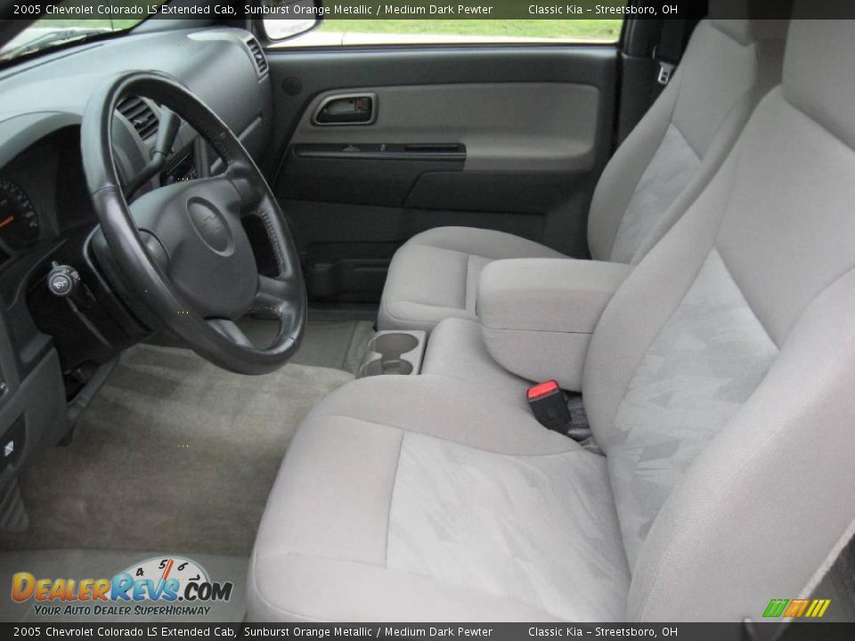 2005 Chevrolet Colorado LS Extended Cab Sunburst Orange Metallic / Medium Dark Pewter Photo #21