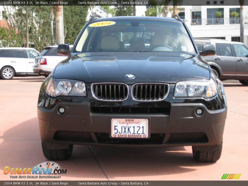 2004 BMW X3 3.0i Jet Black / Sand Beige Photo #2