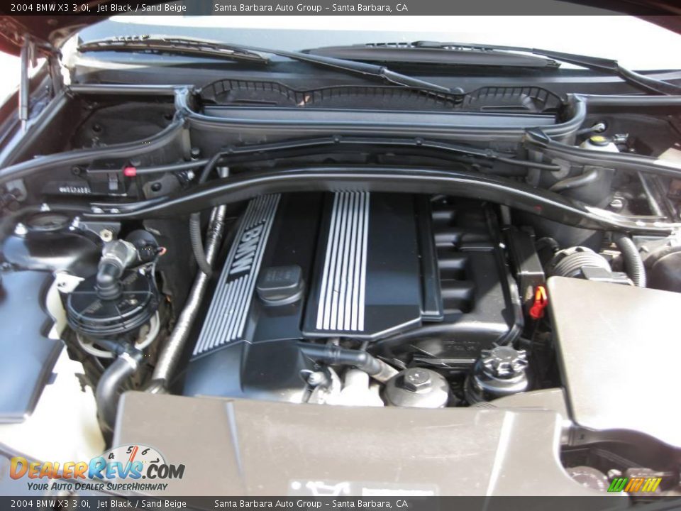 2004 BMW X3 3.0i Jet Black / Sand Beige Photo #21