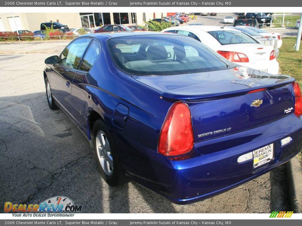 2006 Chevrolet Monte Carlo LT Superior Blue Metallic / Gray Photo #4