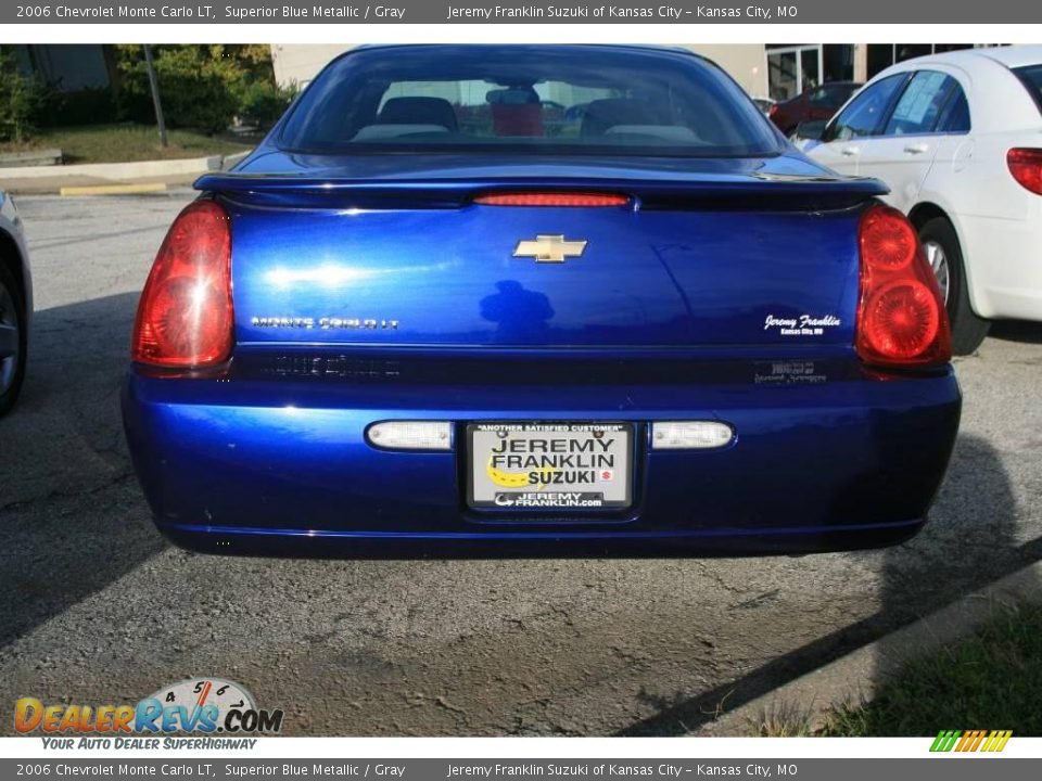 2006 Chevrolet Monte Carlo LT Superior Blue Metallic / Gray Photo #5