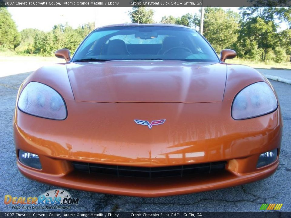 2007 Chevrolet Corvette Coupe Atomic Orange Metallic / Ebony Photo #3