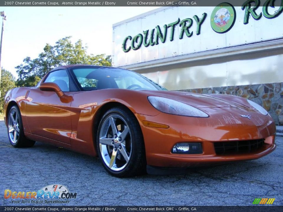 2007 Chevrolet Corvette Coupe Atomic Orange Metallic / Ebony Photo #4