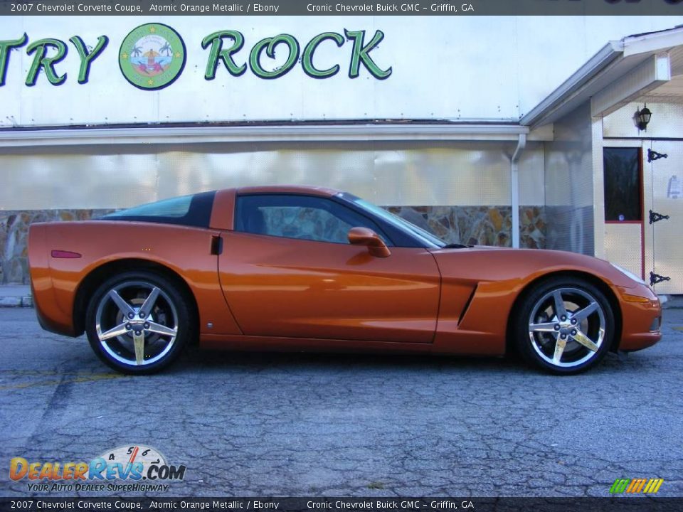 2007 Chevrolet Corvette Coupe Atomic Orange Metallic / Ebony Photo #5