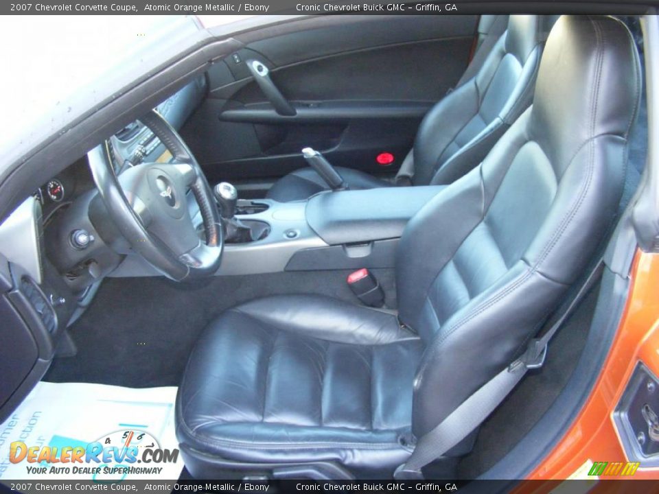 2007 Chevrolet Corvette Coupe Atomic Orange Metallic / Ebony Photo #10