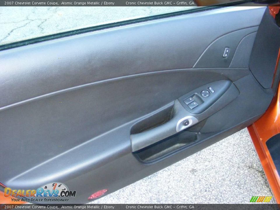 2007 Chevrolet Corvette Coupe Atomic Orange Metallic / Ebony Photo #11