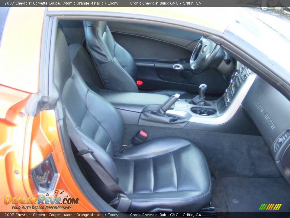 2007 Chevrolet Corvette Coupe Atomic Orange Metallic / Ebony Photo #13