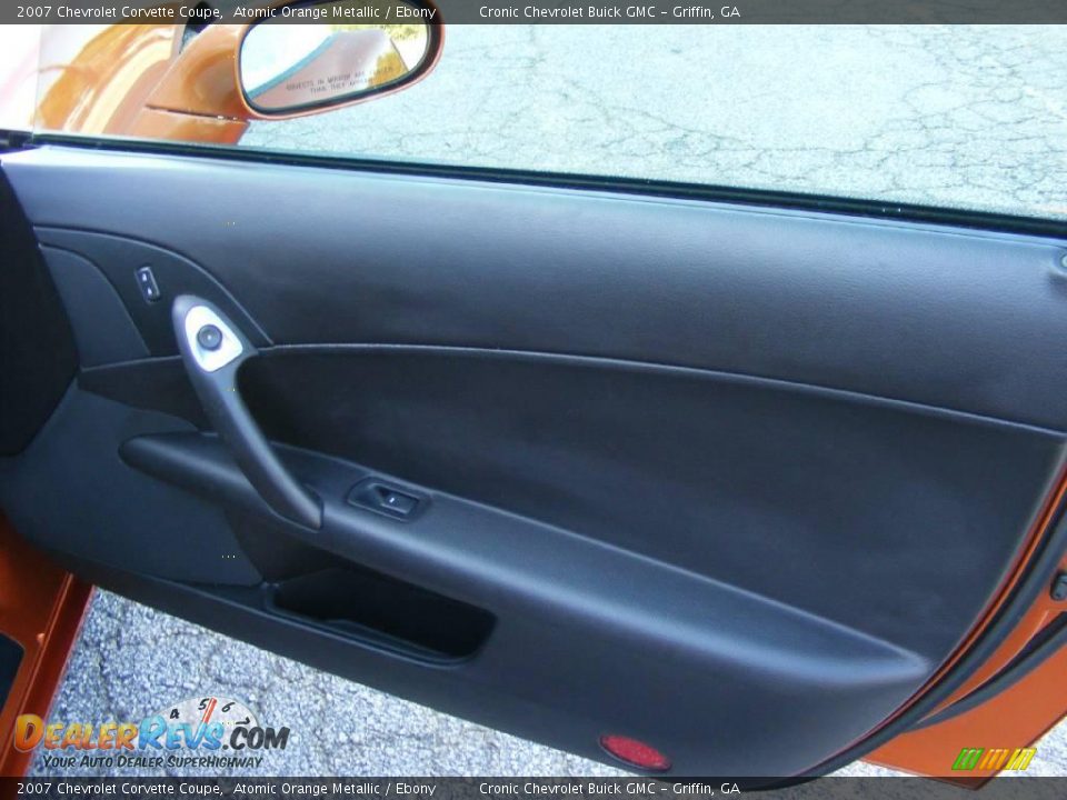 2007 Chevrolet Corvette Coupe Atomic Orange Metallic / Ebony Photo #14