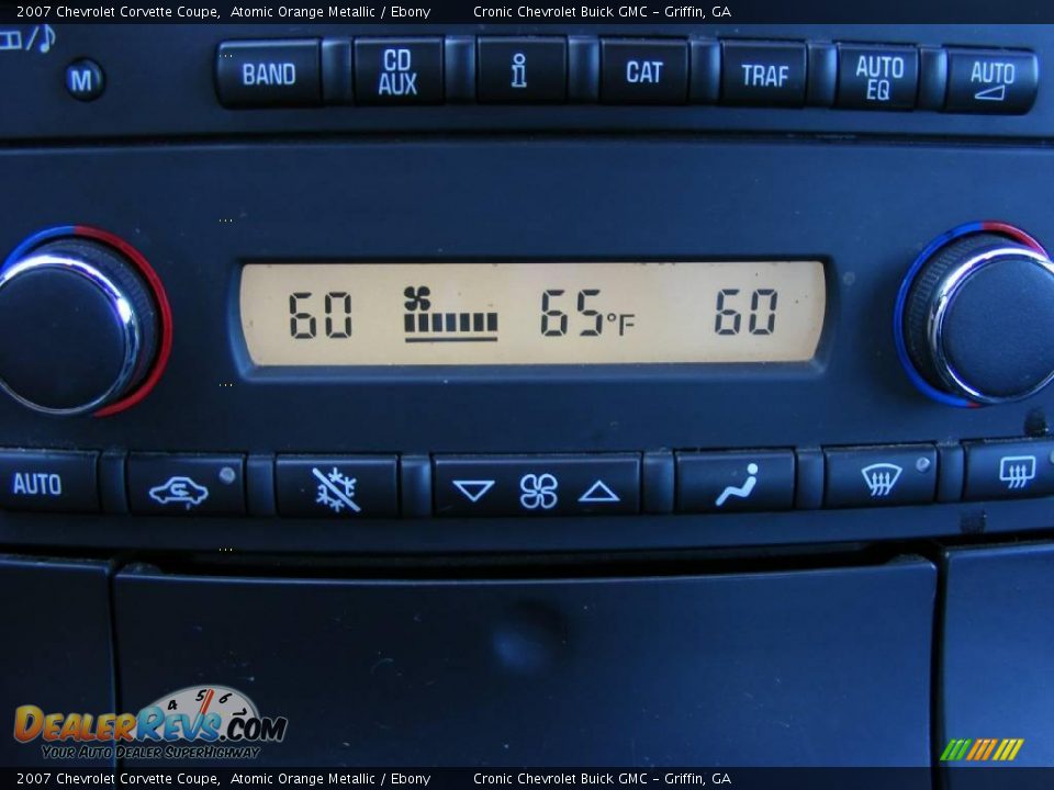2007 Chevrolet Corvette Coupe Atomic Orange Metallic / Ebony Photo #18