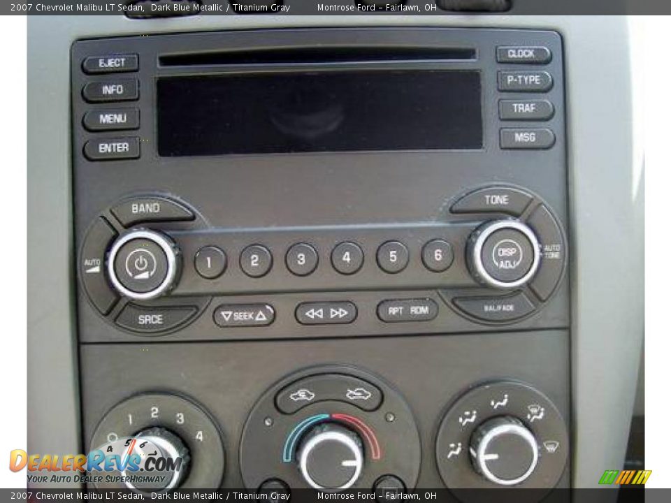 2007 Chevrolet Malibu LT Sedan Dark Blue Metallic / Titanium Gray Photo #9