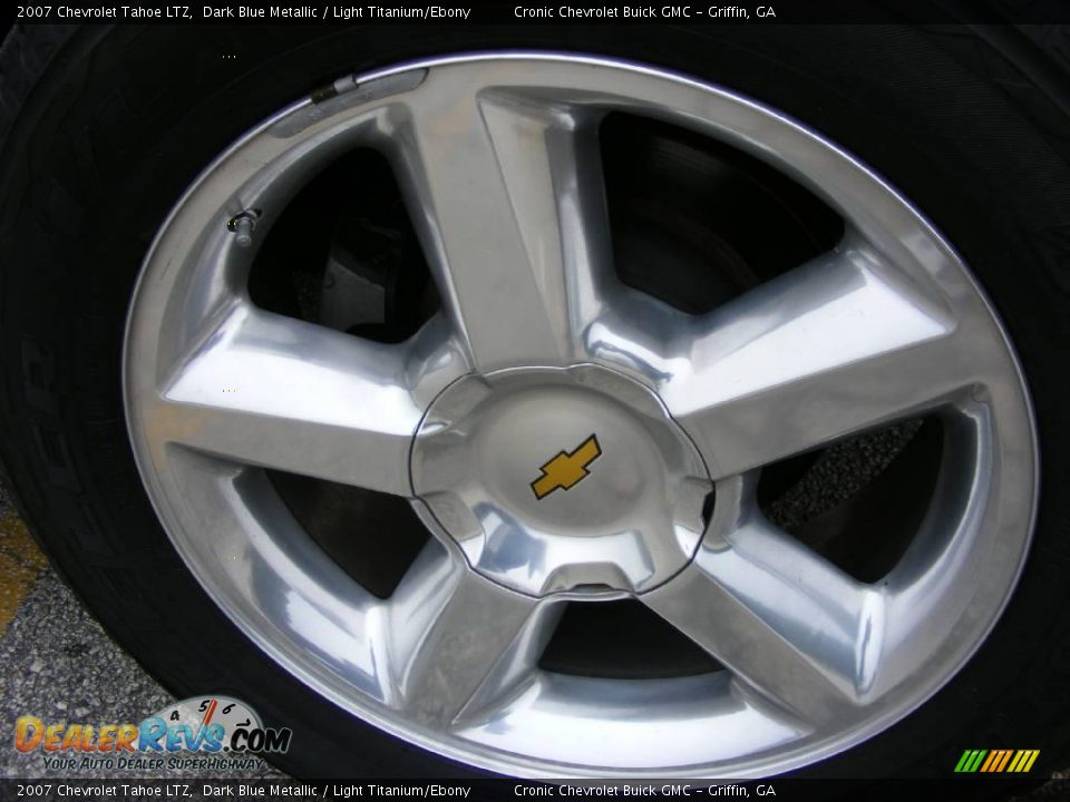 2007 Chevrolet Tahoe LTZ Dark Blue Metallic / Light Titanium/Ebony Photo #9