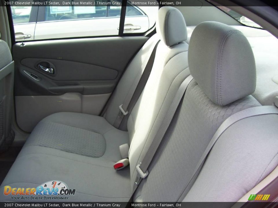 2007 Chevrolet Malibu LT Sedan Dark Blue Metallic / Titanium Gray Photo #13