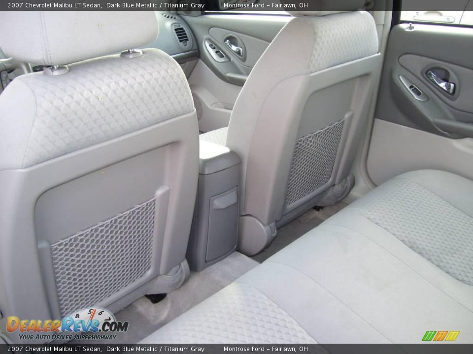 2007 Chevrolet Malibu LT Sedan Dark Blue Metallic / Titanium Gray Photo #14