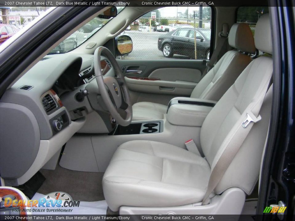 2007 Chevrolet Tahoe LTZ Dark Blue Metallic / Light Titanium/Ebony Photo #12