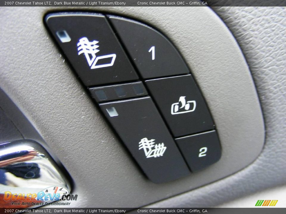 2007 Chevrolet Tahoe LTZ Dark Blue Metallic / Light Titanium/Ebony Photo #14