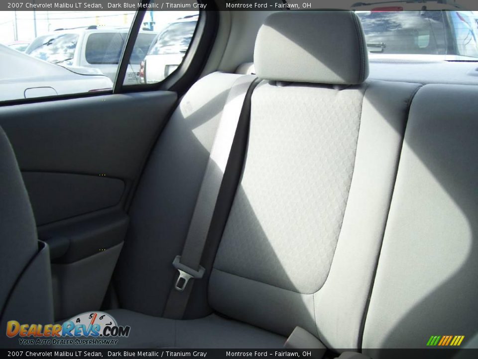 2007 Chevrolet Malibu LT Sedan Dark Blue Metallic / Titanium Gray Photo #16