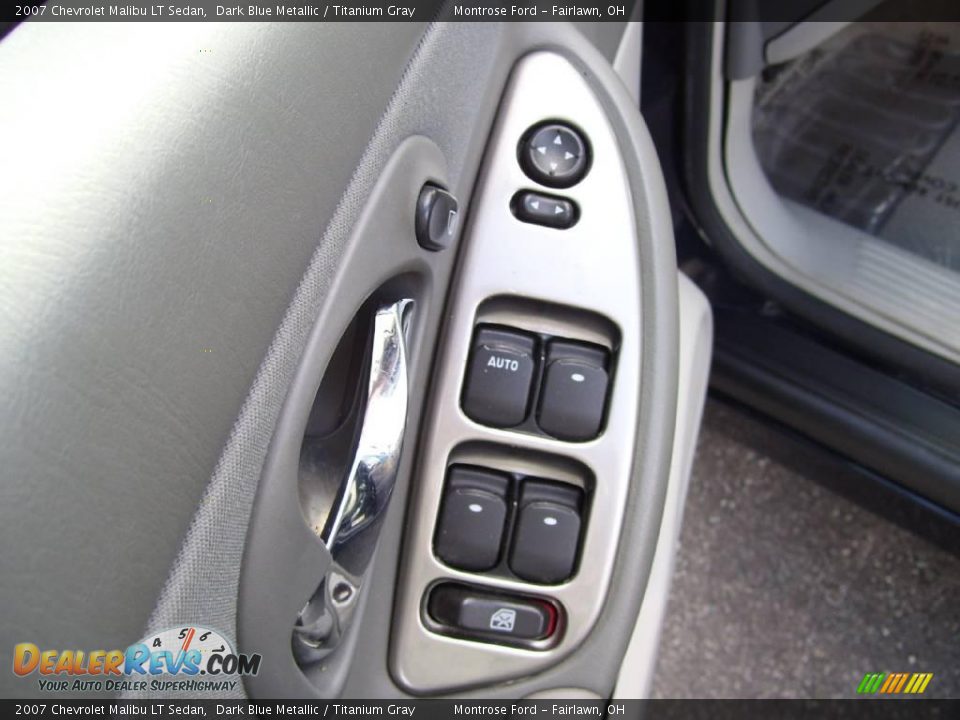 2007 Chevrolet Malibu LT Sedan Dark Blue Metallic / Titanium Gray Photo #19