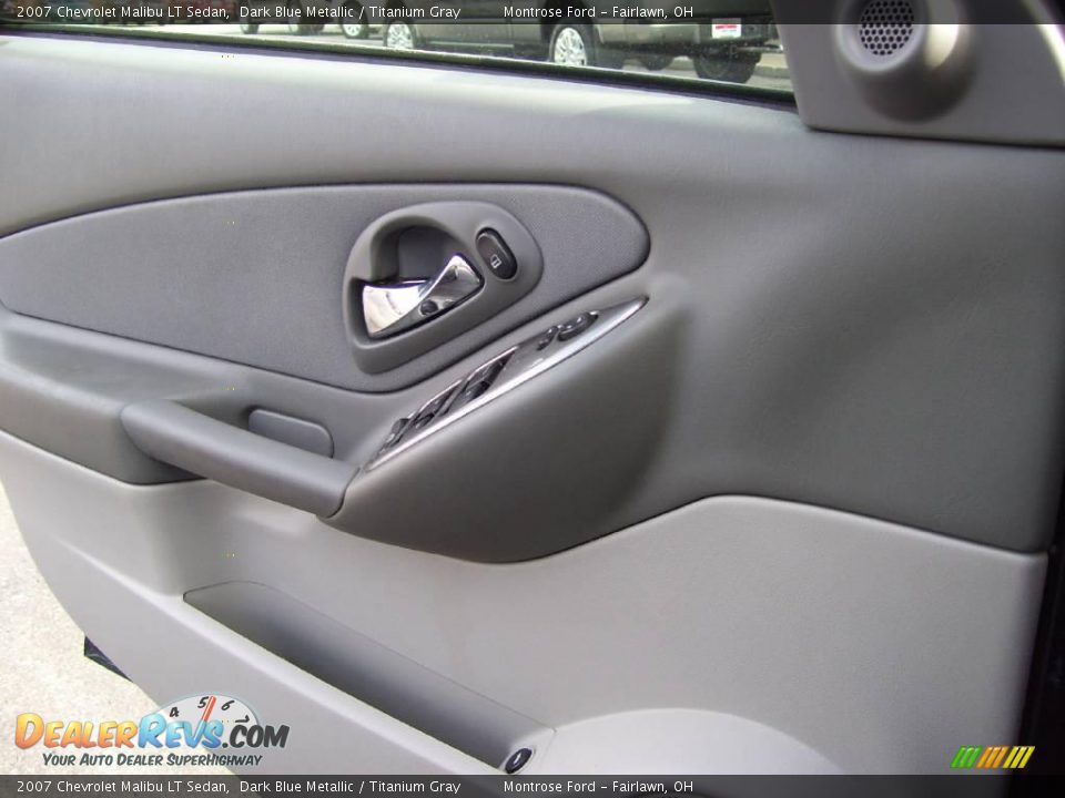 2007 Chevrolet Malibu LT Sedan Dark Blue Metallic / Titanium Gray Photo #20