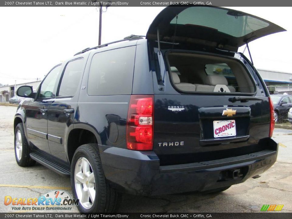 2007 Chevrolet Tahoe LTZ Dark Blue Metallic / Light Titanium/Ebony Photo #17
