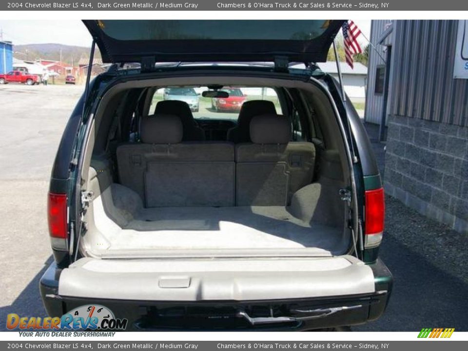 2004 Chevrolet Blazer LS 4x4 Dark Green Metallic / Medium Gray Photo #9