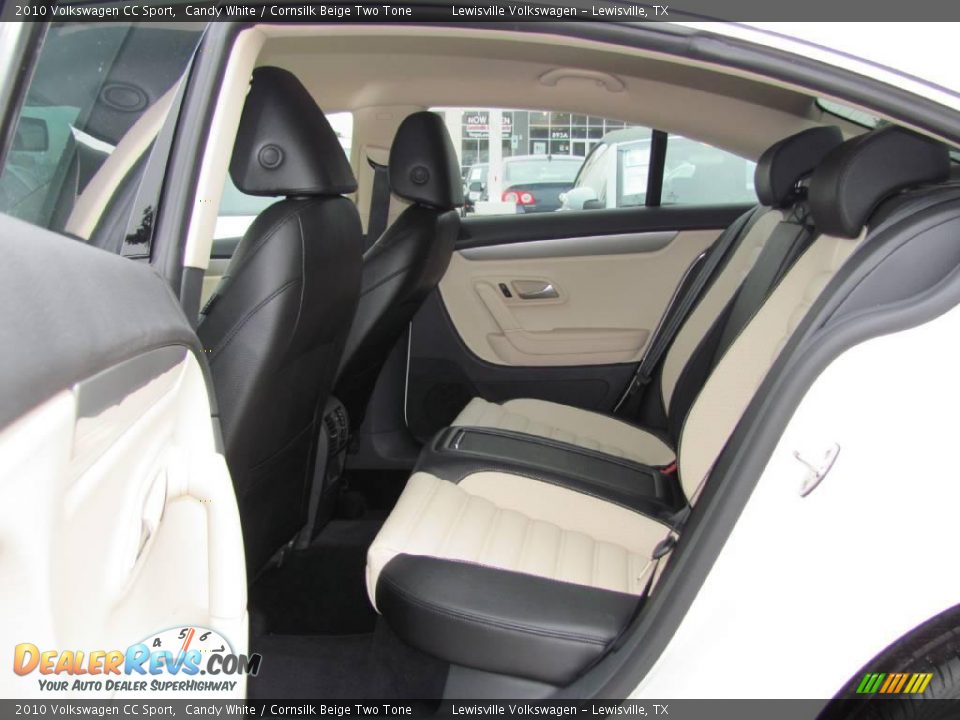 2010 Volkswagen CC Sport Candy White / Cornsilk Beige Two Tone Photo #12