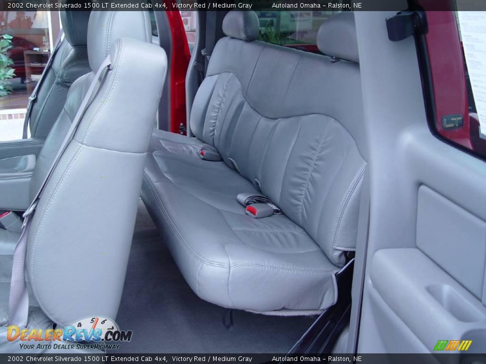 2002 Chevrolet Silverado 1500 LT Extended Cab 4x4 Victory Red / Medium Gray Photo #9