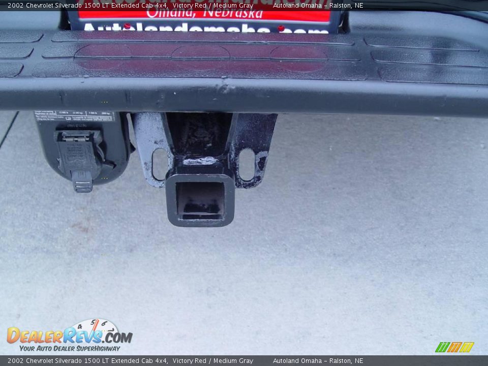 2002 Chevrolet Silverado 1500 LT Extended Cab 4x4 Victory Red / Medium Gray Photo #22