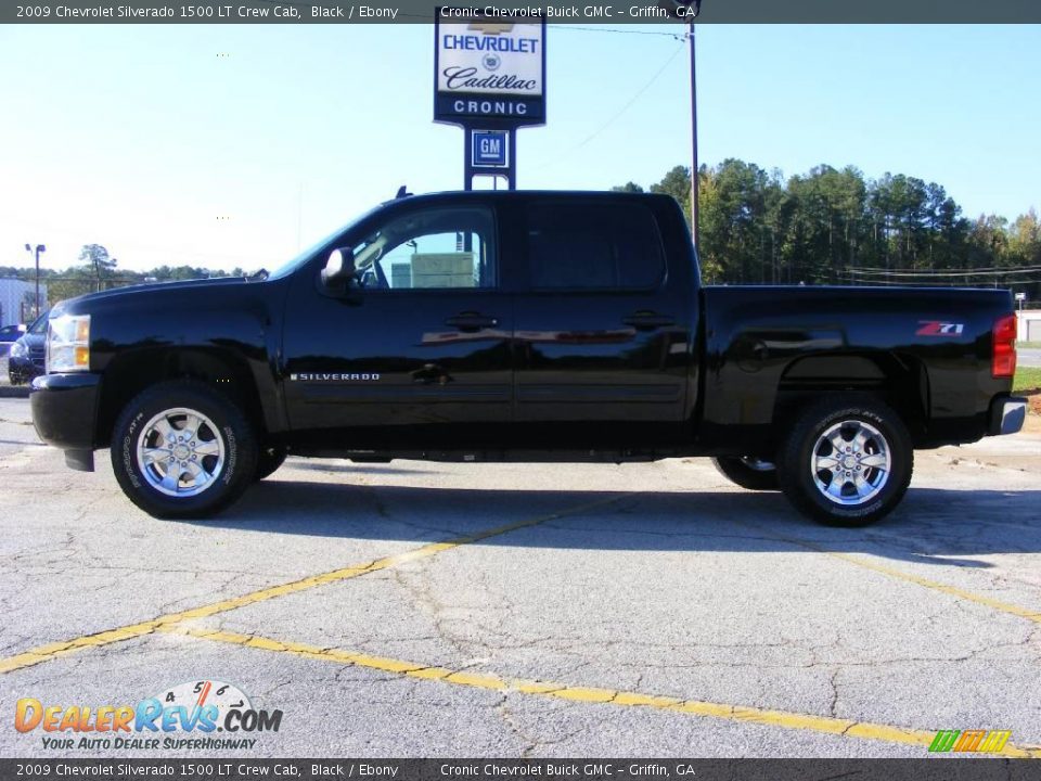 2009 Chevrolet Silverado 1500 LT Crew Cab Black / Ebony Photo #1
