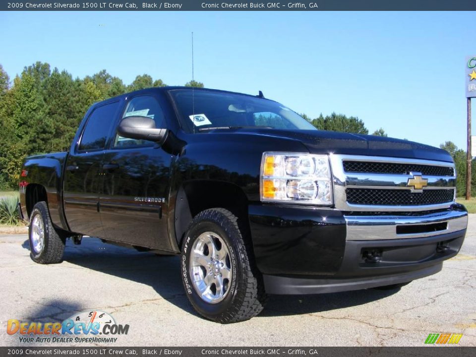 2009 Chevrolet Silverado 1500 LT Crew Cab Black / Ebony Photo #4