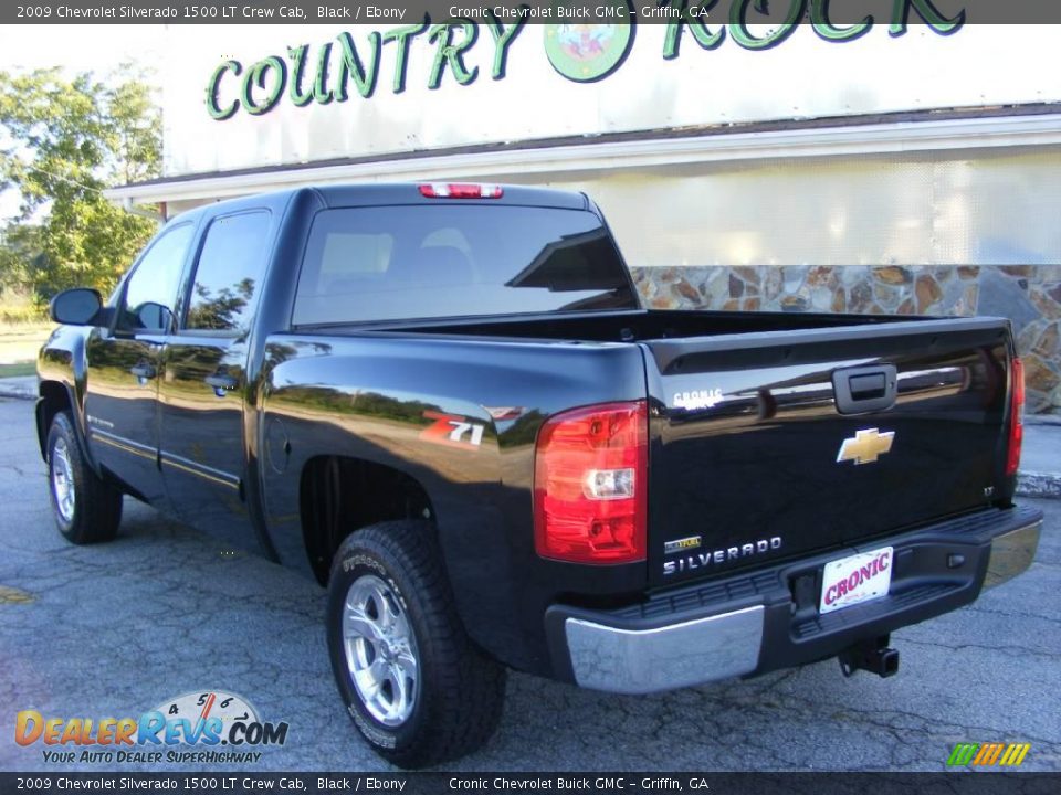 2009 Chevrolet Silverado 1500 LT Crew Cab Black / Ebony Photo #8