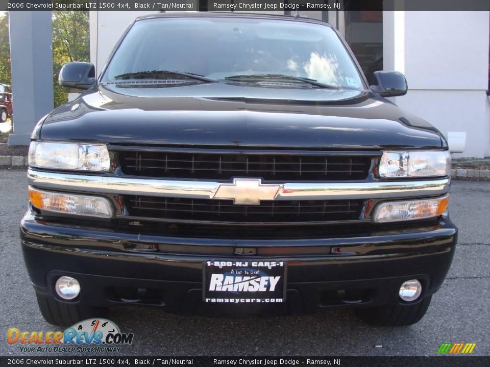 2006 Chevrolet Suburban LTZ 1500 4x4 Black / Tan/Neutral Photo #2