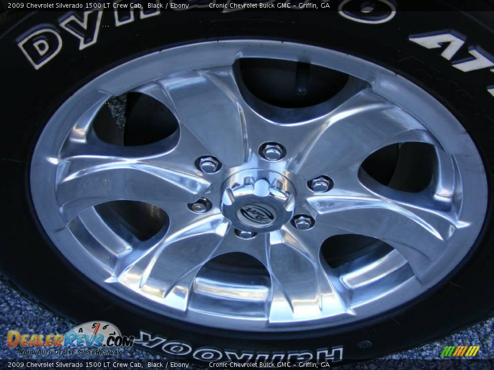 2009 Chevrolet Silverado 1500 LT Crew Cab Black / Ebony Photo #9