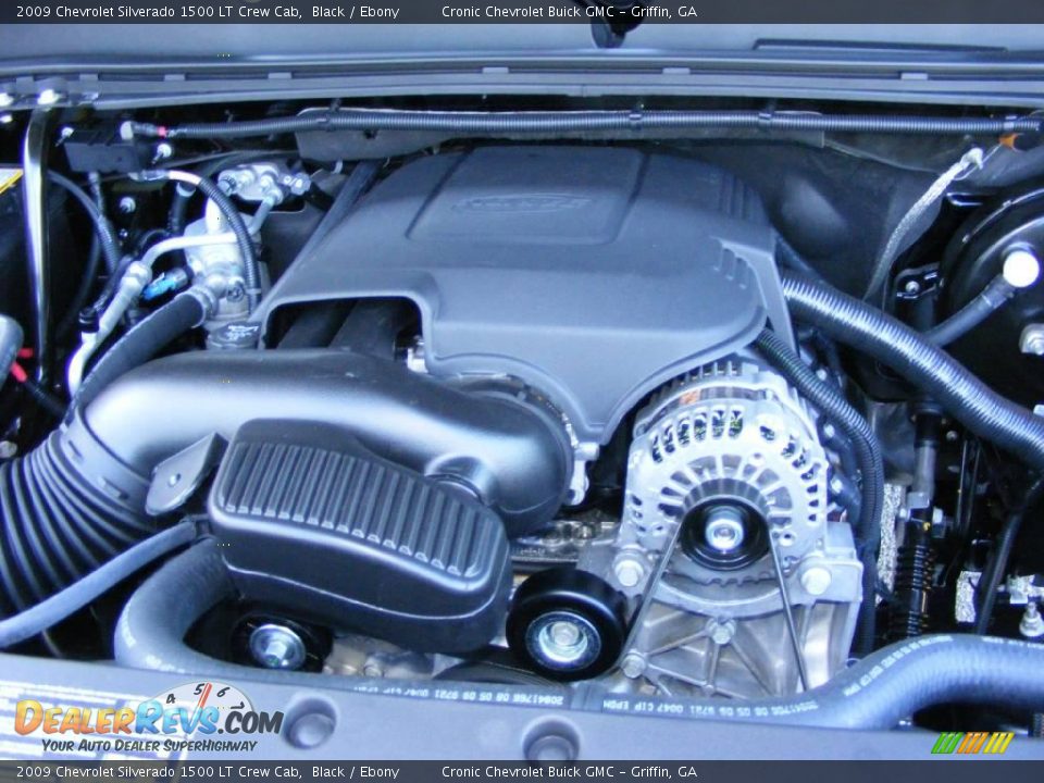 2009 Chevrolet Silverado 1500 LT Crew Cab Black / Ebony Photo #11