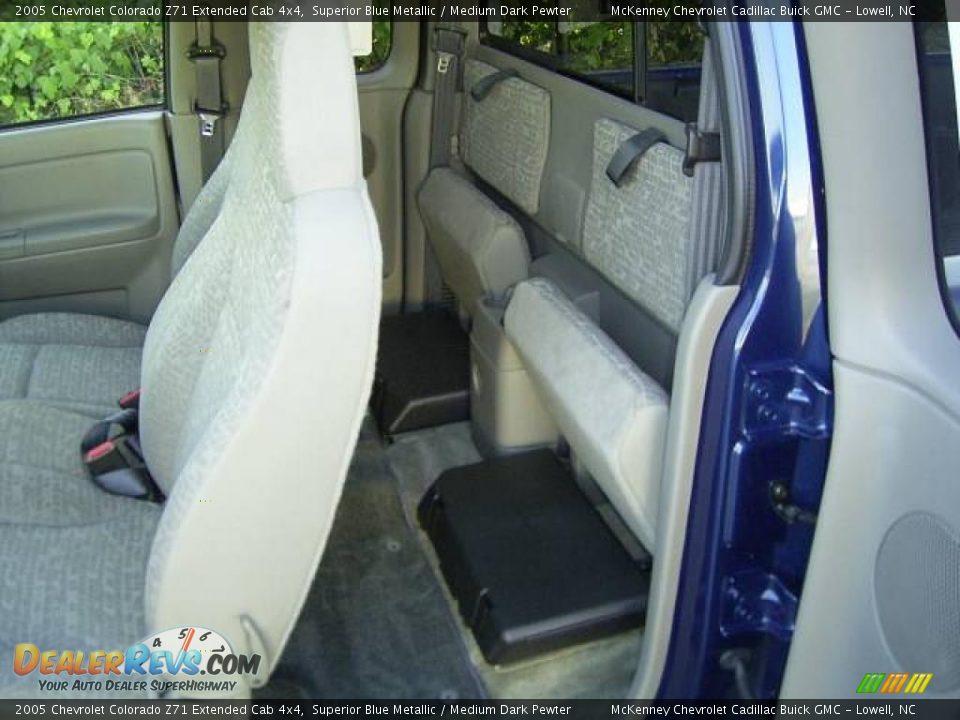 2005 Chevrolet Colorado Z71 Extended Cab 4x4 Superior Blue Metallic / Medium Dark Pewter Photo #11