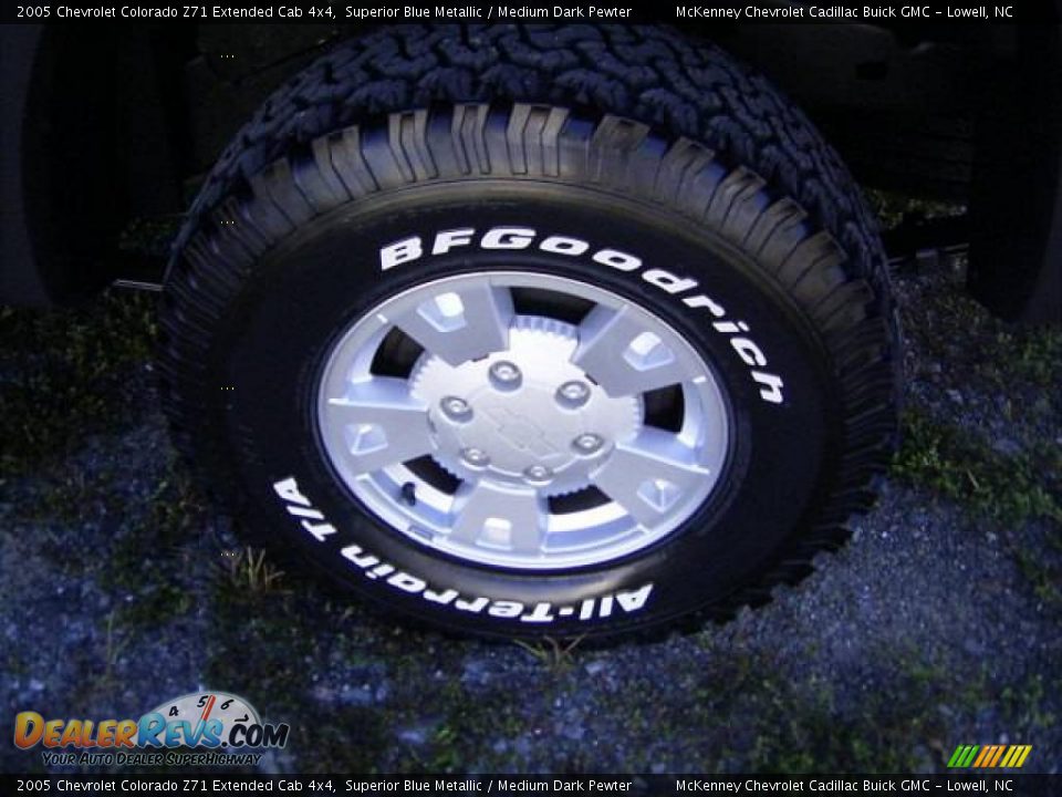 2005 Chevrolet Colorado Z71 Extended Cab 4x4 Superior Blue Metallic / Medium Dark Pewter Photo #13