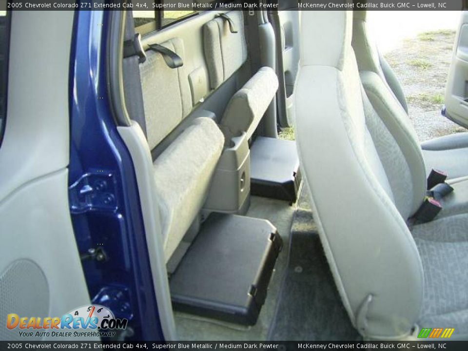 2005 Chevrolet Colorado Z71 Extended Cab 4x4 Superior Blue Metallic / Medium Dark Pewter Photo #14