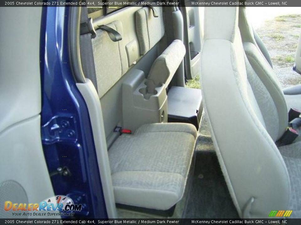 2005 Chevrolet Colorado Z71 Extended Cab 4x4 Superior Blue Metallic / Medium Dark Pewter Photo #15