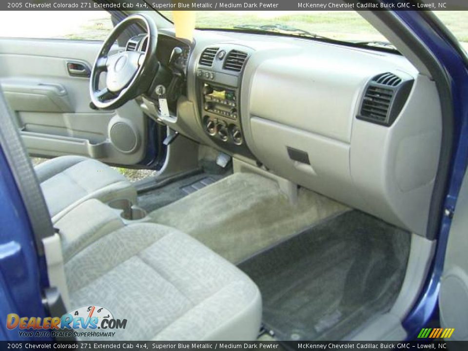 2005 Chevrolet Colorado Z71 Extended Cab 4x4 Superior Blue Metallic / Medium Dark Pewter Photo #17