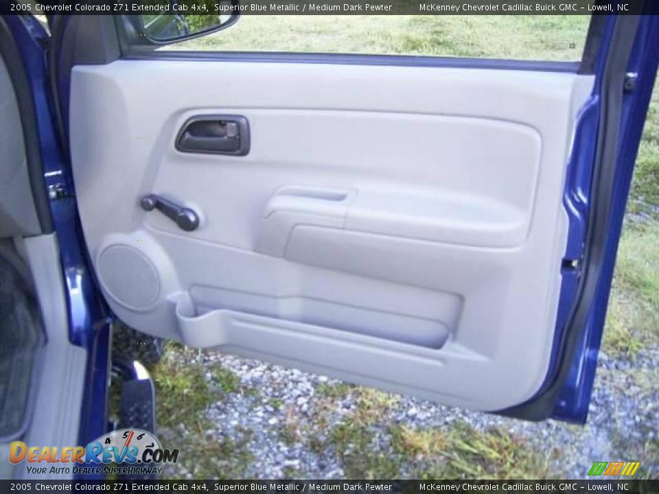 2005 Chevrolet Colorado Z71 Extended Cab 4x4 Superior Blue Metallic / Medium Dark Pewter Photo #18