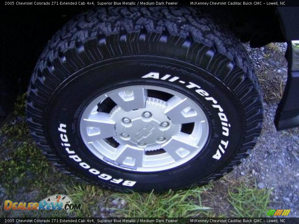2005 Chevrolet Colorado Z71 Extended Cab 4x4 Superior Blue Metallic / Medium Dark Pewter Photo #19