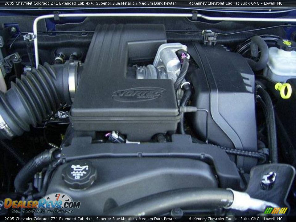 2005 Chevrolet Colorado Z71 Extended Cab 4x4 Superior Blue Metallic / Medium Dark Pewter Photo #22