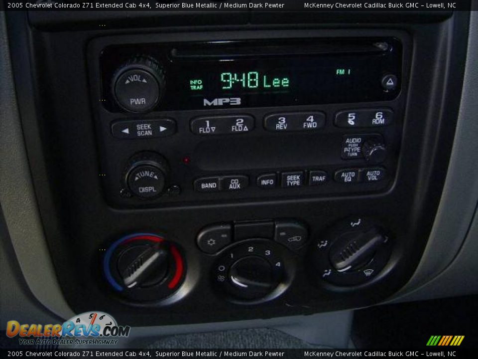 2005 Chevrolet Colorado Z71 Extended Cab 4x4 Superior Blue Metallic / Medium Dark Pewter Photo #23