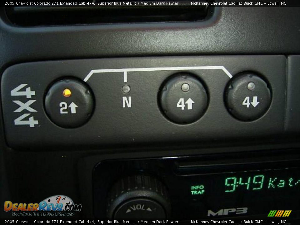 2005 Chevrolet Colorado Z71 Extended Cab 4x4 Superior Blue Metallic / Medium Dark Pewter Photo #25