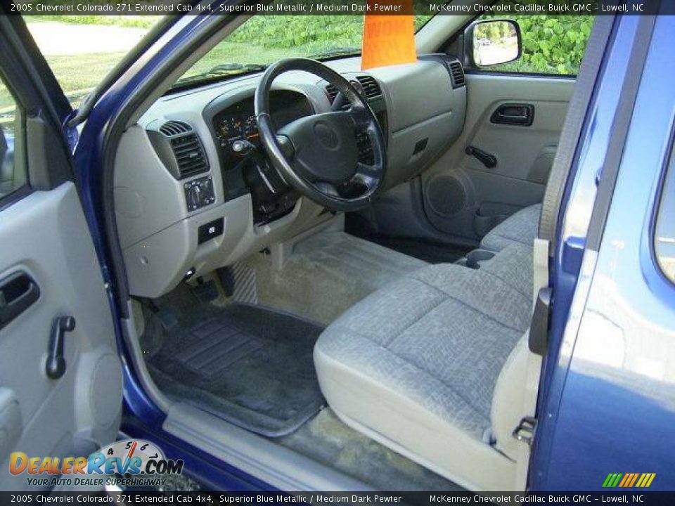 2005 Chevrolet Colorado Z71 Extended Cab 4x4 Superior Blue Metallic / Medium Dark Pewter Photo #26