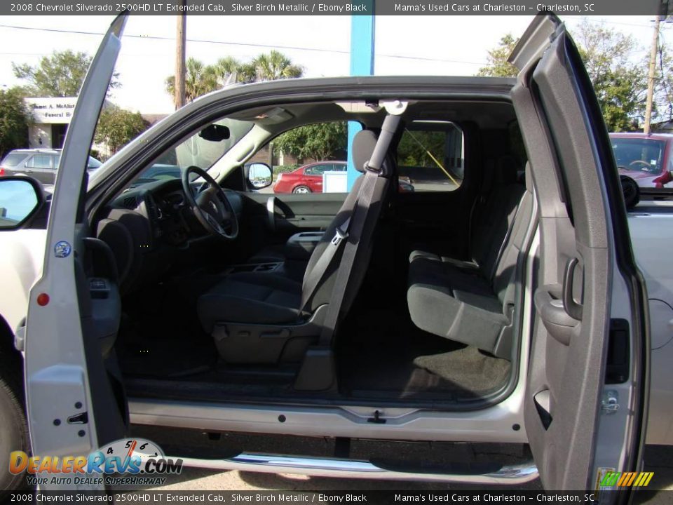 2008 Chevrolet Silverado 2500HD LT Extended Cab Silver Birch Metallic / Ebony Black Photo #10