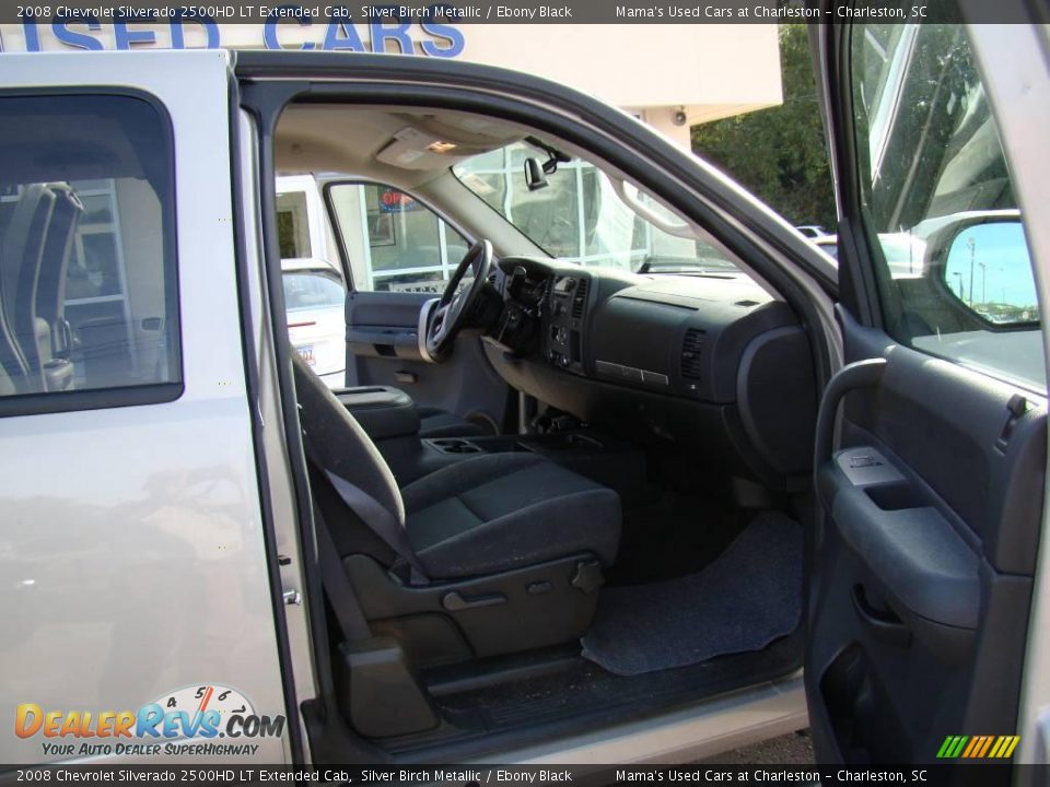 2008 Chevrolet Silverado 2500HD LT Extended Cab Silver Birch Metallic / Ebony Black Photo #11
