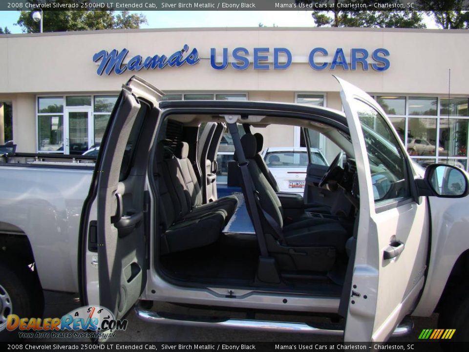 2008 Chevrolet Silverado 2500HD LT Extended Cab Silver Birch Metallic / Ebony Black Photo #12