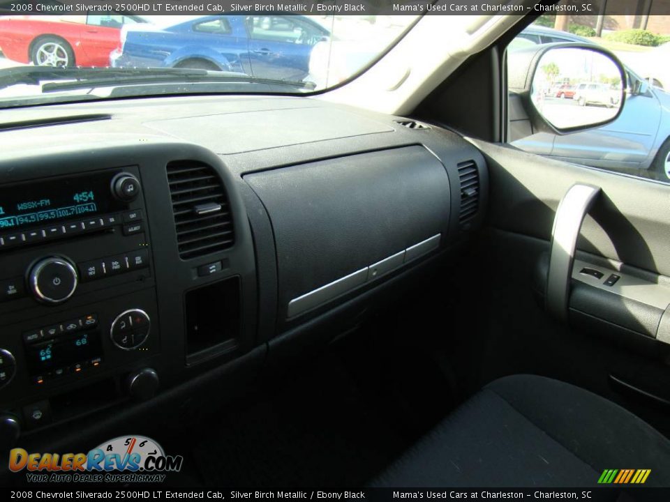 2008 Chevrolet Silverado 2500HD LT Extended Cab Silver Birch Metallic / Ebony Black Photo #14