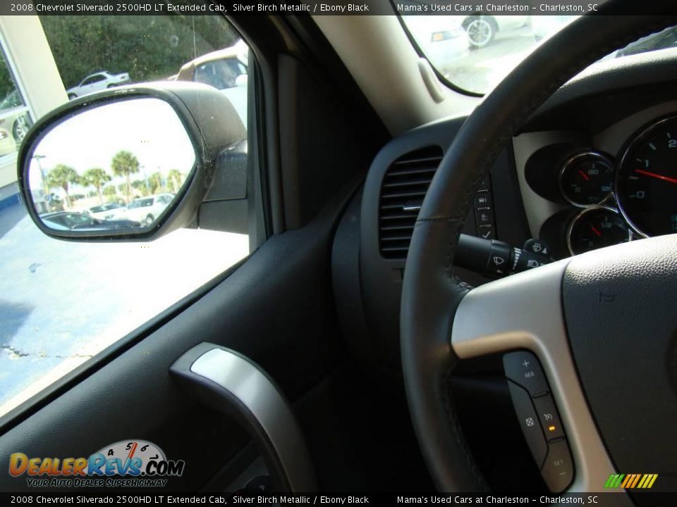 2008 Chevrolet Silverado 2500HD LT Extended Cab Silver Birch Metallic / Ebony Black Photo #16
